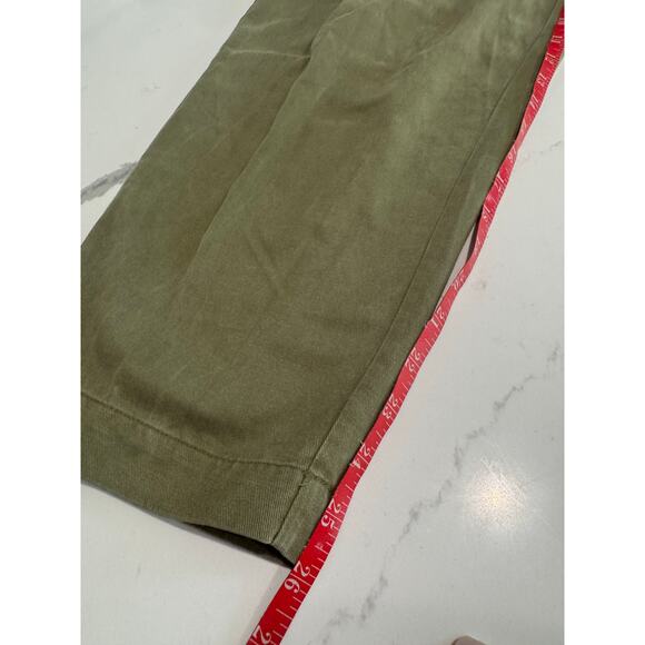 EVERY Women's Pleated Tencel + Cotton Pants Green Size‎ Small - Picture 8 of 8